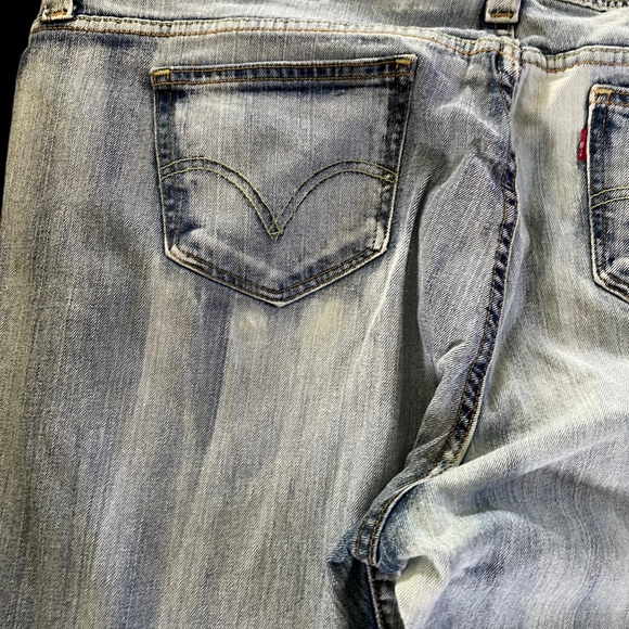 Levi's Super Low Boot Cut 518 Women's Denim Jeans 24M Factory Faded - Picture 14 of 15